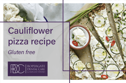 Tooth-friendly recipe: cauliflower pizza