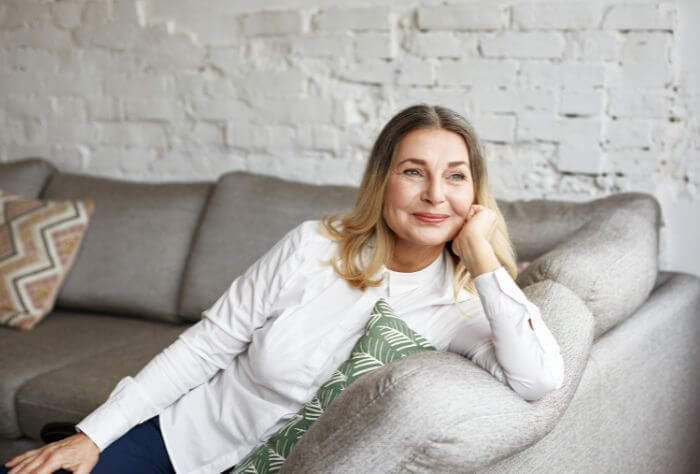 Woman with dental membership at Ropergate dental